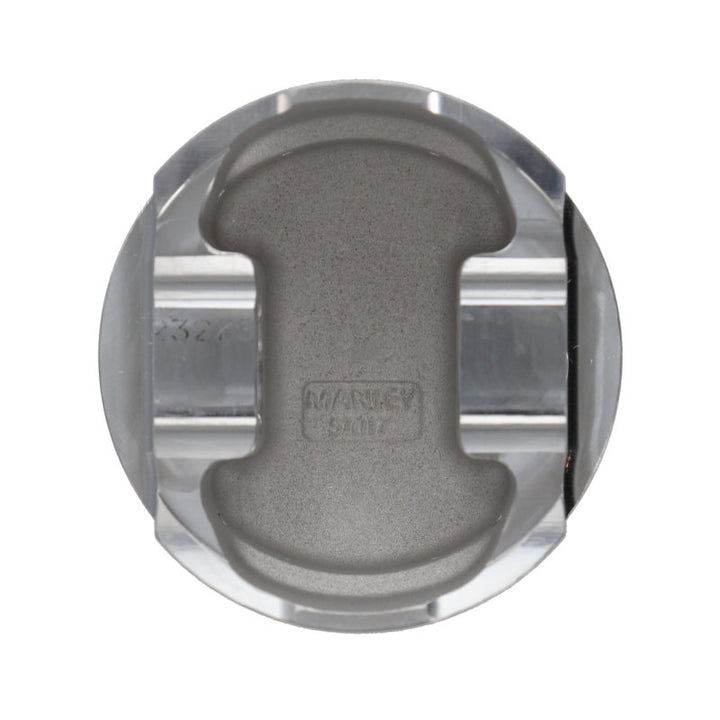 Manley Hyundai Genesis Coupe 2.0L Turbo 86.0mm +.5mm Oversized Bore 9.3:1 Dish Piston Set with Rings - Bull Strap