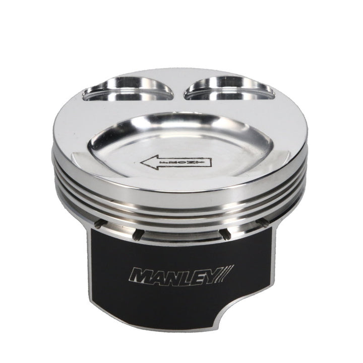 Manley Mazda 88mm +5mm Bore 9.5 CR Dish Type Platinum Series Extreme Duty Pistons w/Rings - Bull Strap
