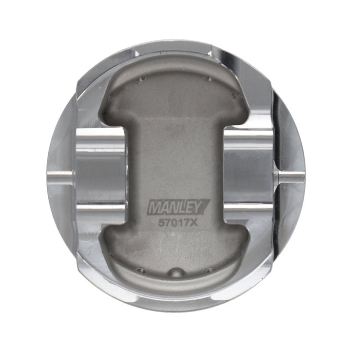 Manley Mazda 88mm +5mm Bore 9.5 CR Dish Type Platinum Series Extreme Duty Pistons w/Rings - Bull Strap