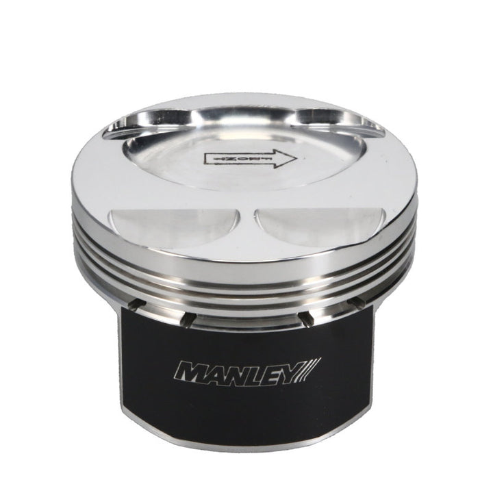 Manley Mazda 88mm +5mm Bore 9.5 CR Dish Type Platinum Series Extreme Duty Pistons w/Rings - Bull Strap
