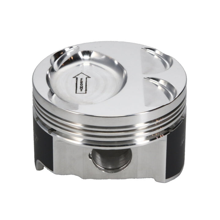 Manley MazdaSpeed 3 MZR 2.3L 87.75mm Bore -13.3cc Dome 9.5:1 CR  Pistons w/ Rings - Set of 4 - Bull Strap