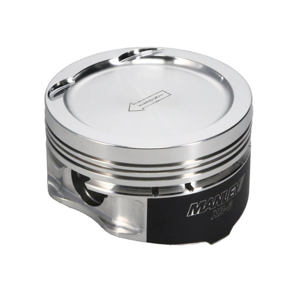 Manley Nissan (SR20DE/DET) 86.5mm +.5mm Oversized Bore 9.0:1 Dish Piston Set with Ring - Bull Strap