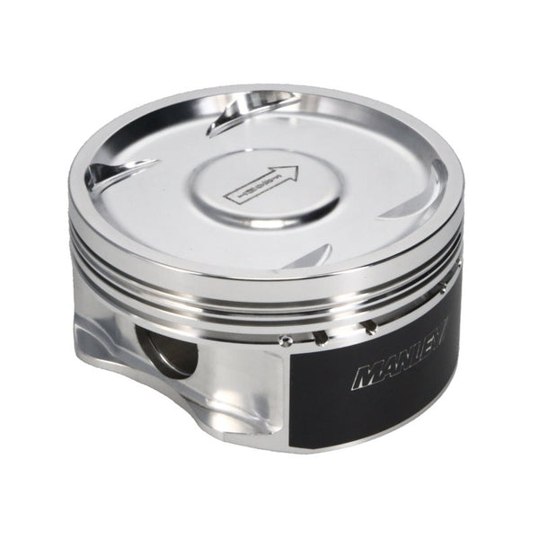 Manley Subaru EJ257 99.75mm +.25mm Bore 8.5:1 Dish Platinum Series Piston Set with Rings - Bull Strap