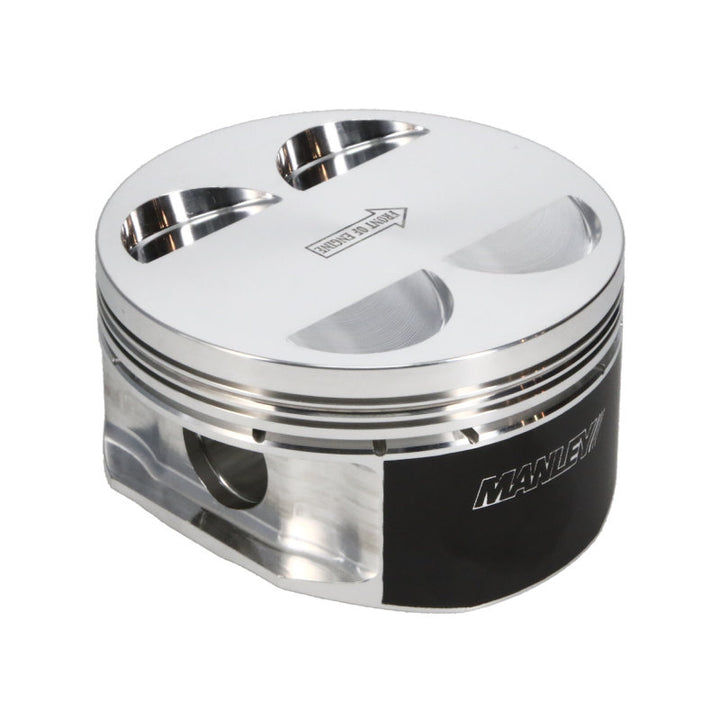 Manley Toyota 2JZGTE 86.5mm Bore +.5mm Oversized 10.0:1 CR Flat Top Piston Set with Rings - Bull Strap