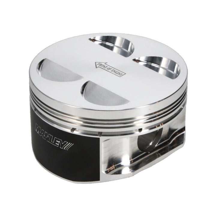 Manley Toyota 2JZGTE 86.5mm Bore +.5mm Oversized 10.0:1 CR Flat Top Piston Set with Rings - Bull Strap