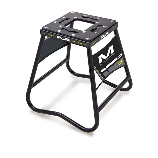 Matrix Concepts C2 Steel Stand with Nameplate - Black - Bull Strap