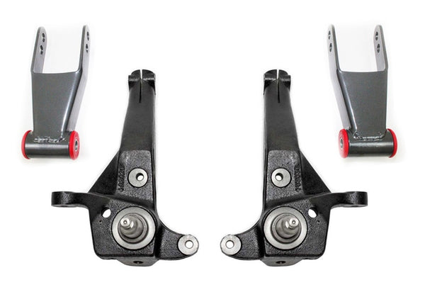 MaxTrac 01-09 Ford Ranger 2WD w/Coil Susp. (Non Stabilitrak) 4in/2in Spindle Lift Kit - Bull Strap