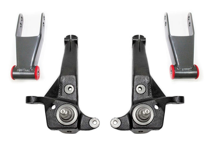 MaxTrac 01-09 Ford Ranger 2WD w/Coil Susp. (Non Stabilitrak) 4in/2in Spindle Lift Kit - Bull Strap