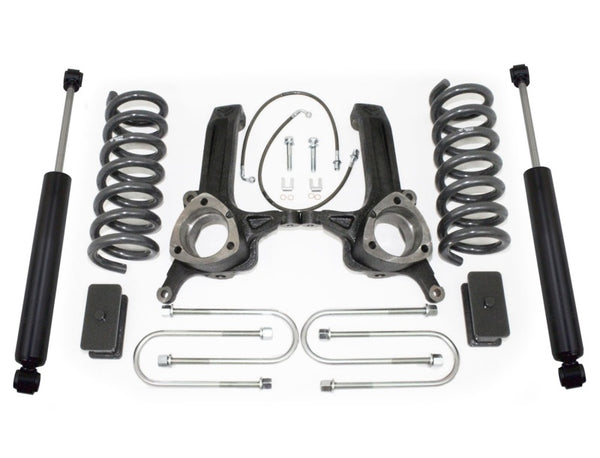 MaxTrac 03-08 Dodge RAM 2500/3500 2WD Diesel 4.125in Axle 6in/2.5in MaxPro Lift Kit w/MaxTrac Shocks - Bull Strap