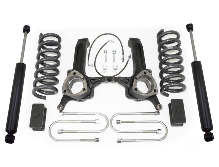 MaxTrac 03-08 Dodge RAM 2500/3500 2WD Diesel 4.125in Axle 6in/2.5in MaxPro Lift Kit w/MaxTrac Shocks - Bull Strap