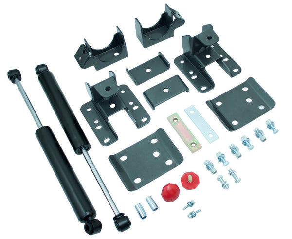 MaxTrac 07-16 GM C/K1500 2WD/4WD 5-6in Rear Adj. Lowering Flip Kit - Bull Strap