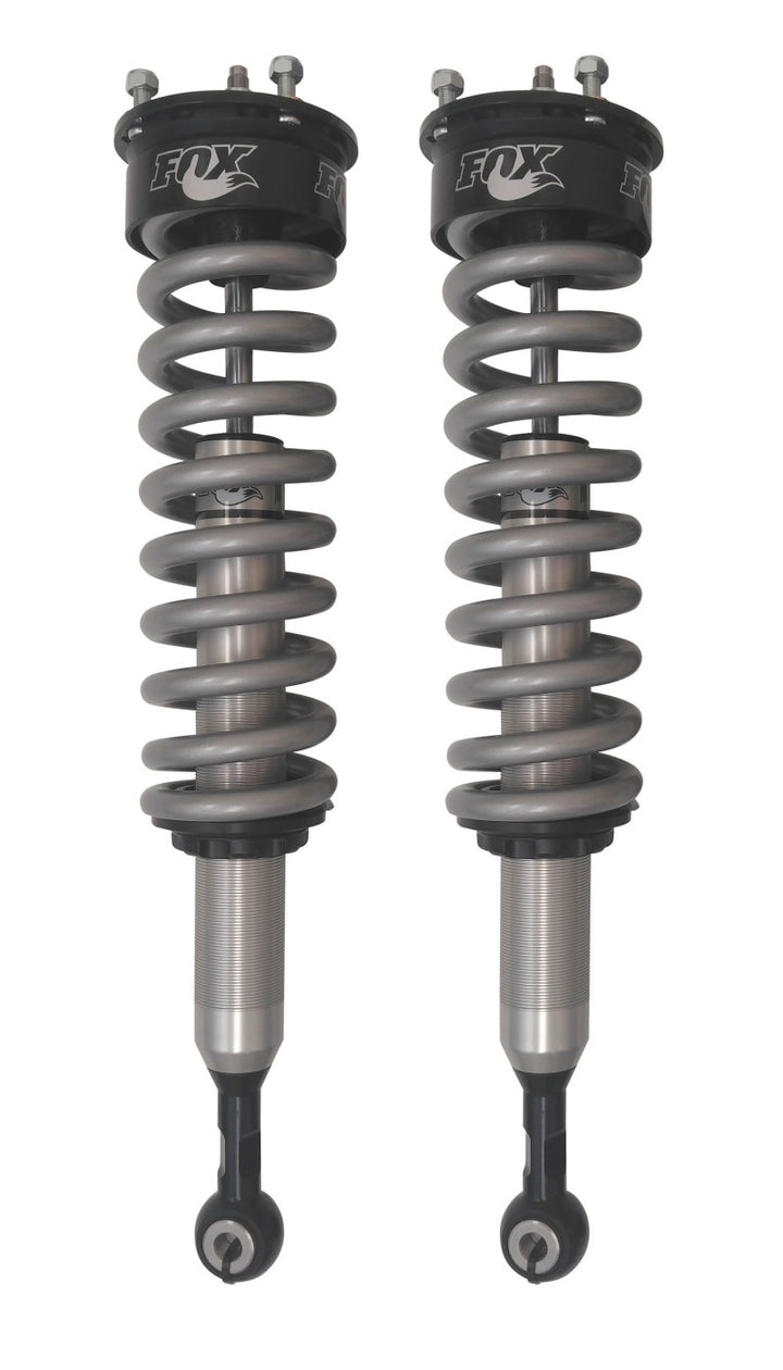MaxTrac 07-18 GM C/K1500 2WD/4WD 0-2.5in Front FOX 2.0 Performance Coilover - Pair - Bull Strap