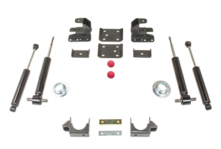 MaxTrac 07-18 GM C/K1500 2WD/4WD (Non Magneride) 3in/5in Lowering Strut Kit - Bull Strap