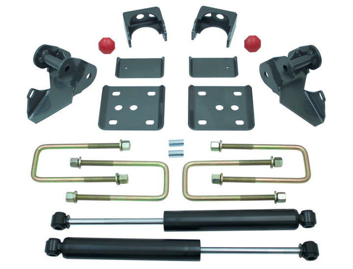 MaxTrac 09-14 Ford F-150 2WD 4in Rear Lowering Flip Kit - Bull Strap