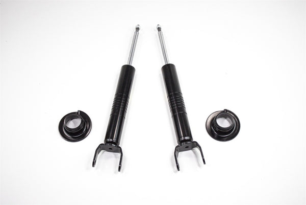 MaxTrac 09-18 RAM 1500 4WD 0-3in Front Adj. Lowering Struts - Pair - Bull Strap