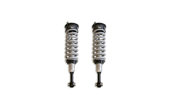MaxTrac 19-22 Chevy/GMC 1500 2WD 0-2.5in Front FOX 2.0 Performance Coilover - Pair - Bull Strap