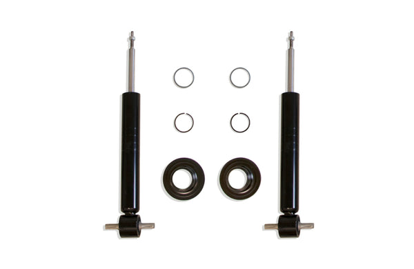 MaxTrac 2019+ GM C/K1500 2WD/4WD 0-3in Front Adj. Lowering Struts - Pair - Bull Strap
