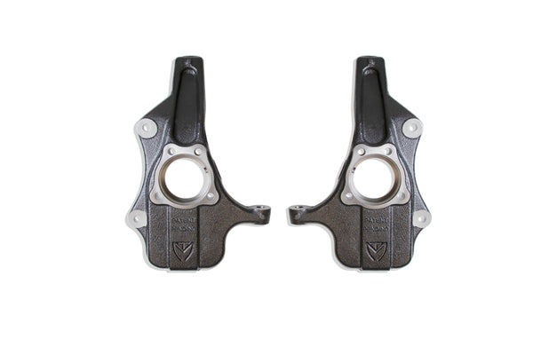 MaxTrac 2019+ GM C/K1500 2WD/4WD 2in Front Lowering Spindles - Bull Strap