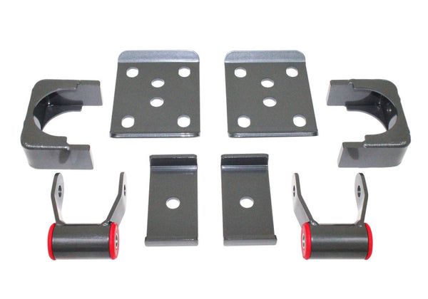 MaxTrac 88-98 GM C1500/2500 2WD 5/6 Lug (Non 454 SS) 5in Rear Lowering Flip Kit - Bull Strap