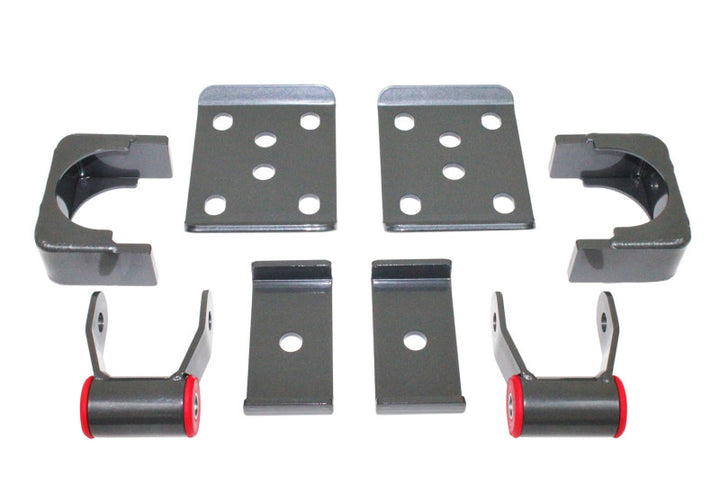 MaxTrac 88-98 GM C1500/2500 2WD 5/6 Lug (Non 454 SS) 5in Rear Lowering Flip Kit - Bull Strap
