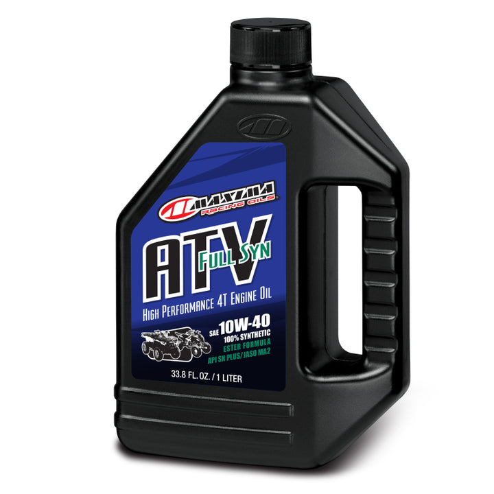 Maxima ATV Full Synthetic 4T 10W40 Engine Oil - 1L - Bull Strap