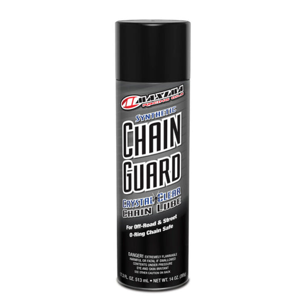Maxima Clear Synthetic Chain Guard Large - 17.3oz (Aerosol) - Bull Strap