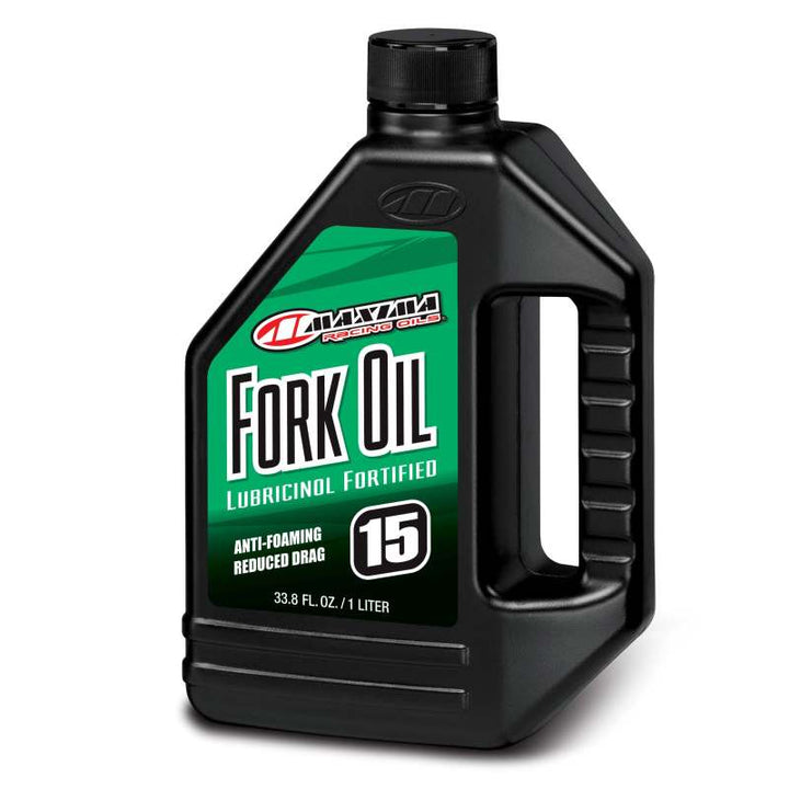 Maxima Fork Oil Standard Hydraulic 15wt - 1L - Bull Strap