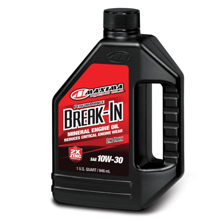 Maxima Performance Auto Performance Break-In 10W30 Mineral Engine Oil - Quart - Bull Strap