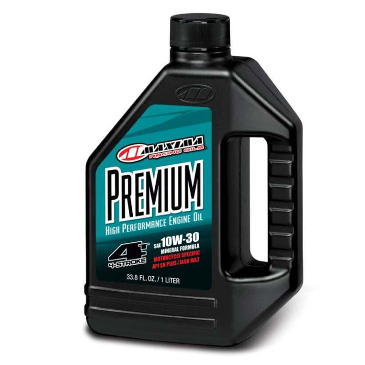 Maxima Premium 4T 10W30 Mineral Engine Oil - 1L - Bull Strap