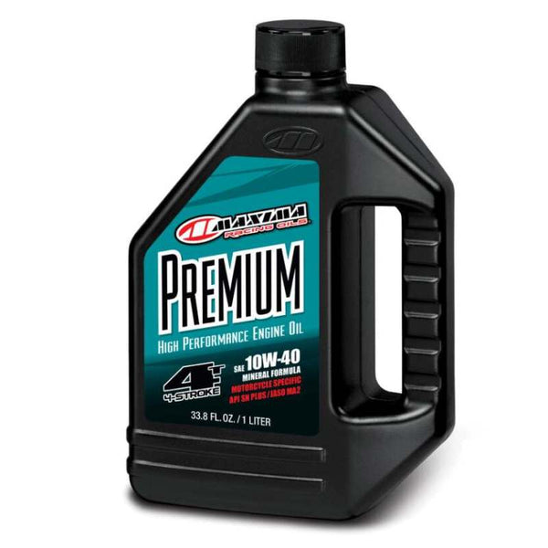 Maxima Premium 4T 10W40 Mineral Engine Oil - 1L - Bull Strap