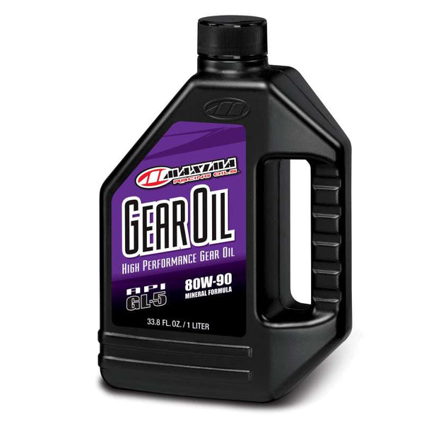 Maxima Premium 80W90 Mineral Gear Oil - 1L - Bull Strap