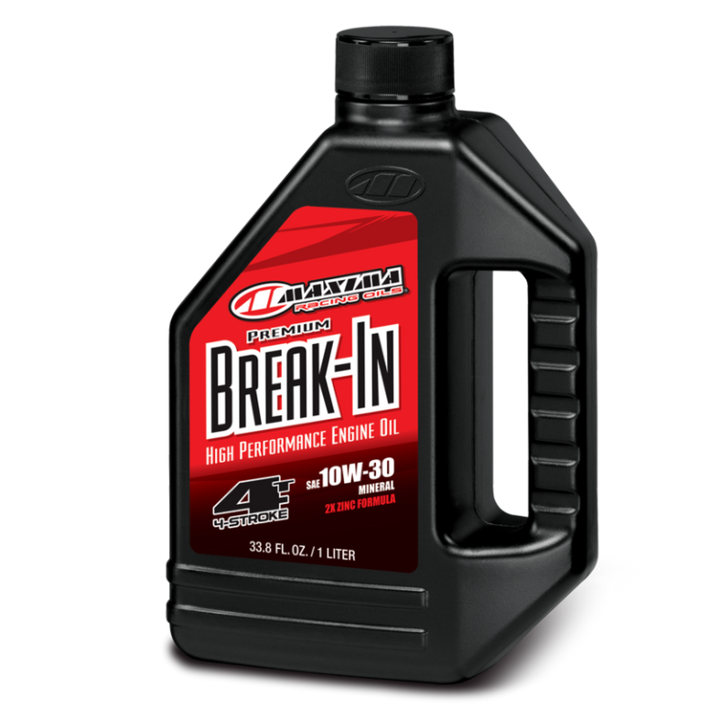 Maxima Premium Break-In 4T 10W30 Mineral Engine Oil - 1L - Bull Strap