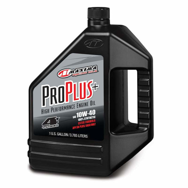 Maxima Pro Plus+ 4T Full Synthetic 10W40 Engine Oil - 128oz - Bull Strap