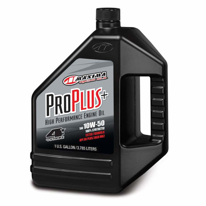 Maxima Pro Plus+ 4T Full Synthetic 10W50 Engine Oil- 128oz - Bull Strap