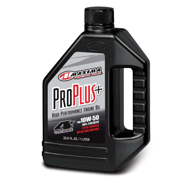 Maxima Pro Plus+ 4T Full Synthetic 10W50 Engine Oil- 1L - Bull Strap