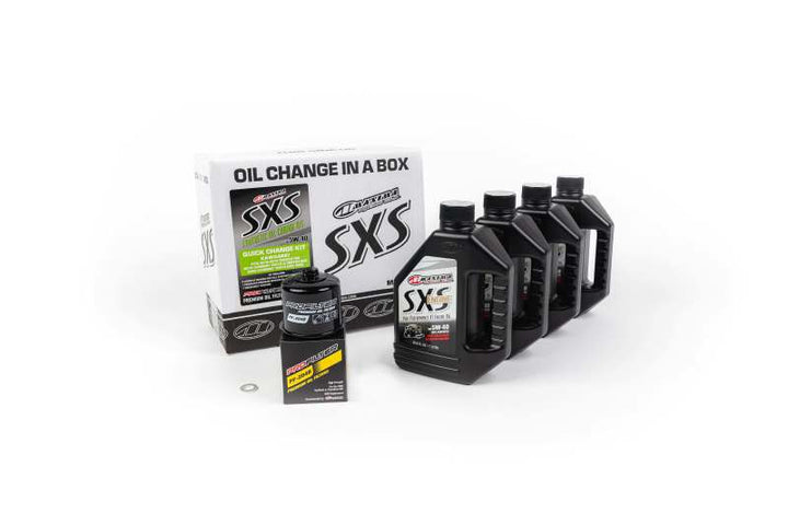 Maxima SXS Kawasaki Teryz KRX Quick Change Kit w/Full Synthetic 5W40 Engine Oil/Filter/Hardware - Bull Strap