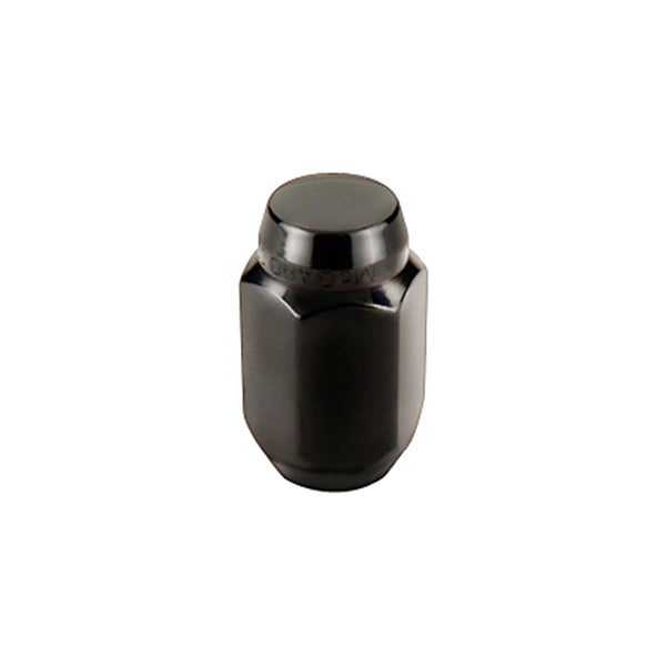 McGard Hex Lug Nut (Cone Seat) M12X1.5 / 13/16 Hex / 1.5in. Length (4-pack) - Black - Bull Strap