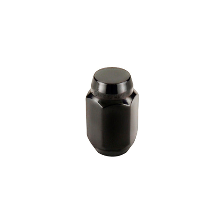 McGard Hex Lug Nut (Cone Seat) M12X1.5 / 13/16 Hex / 1.5in. Length (4-pack) - Black - Bull Strap