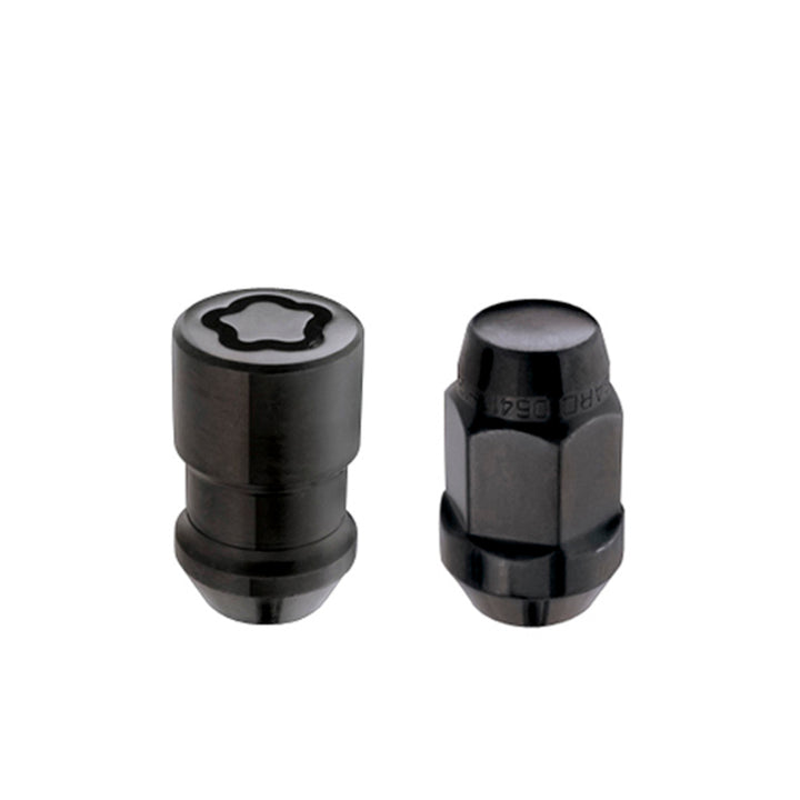 McGard Jeep Wrangler Install Kit (Cone Seat Bulge) 1/2-20 / 3/4 Hex / (18 Lug Nuts / 5 Locks) - Blk - Bull Strap