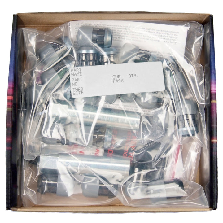 McGard SplineDrive Tuner 4 Lug Install Kit w/Locks & Tool (Cone) M12X1.5 / 13/16 Hex - Black - Bull Strap