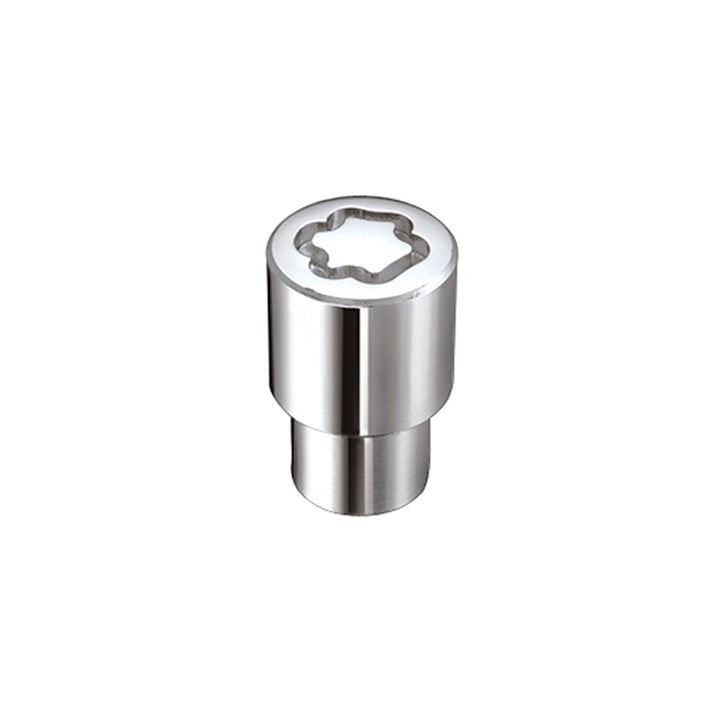 McGard Wheel Lock Nut Set - 4pk. (Reg. Shank Seat) M12X1.5 / 13/16 Hex / 1.38in. Length - Chrome - Bull Strap