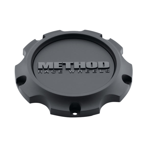 Method Cap T079 - 106.25mm - Black - 1 Piece - 6 lugs - Screw On - Bull Strap