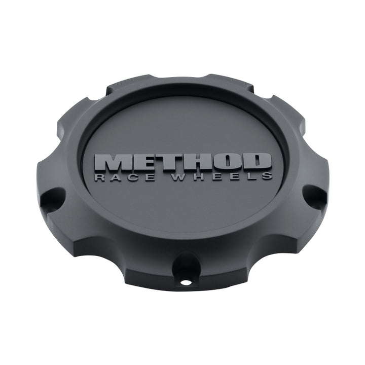 Method Cap T079 - 106.25mm - Black - 1 Piece - 6 lugs - Screw On - Bull Strap