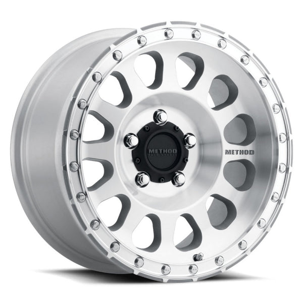 Method MR315 17x8.5 0mm Offset 5x5 71.5mm CB Machined/Clear Coat Wheel - Bull Strap