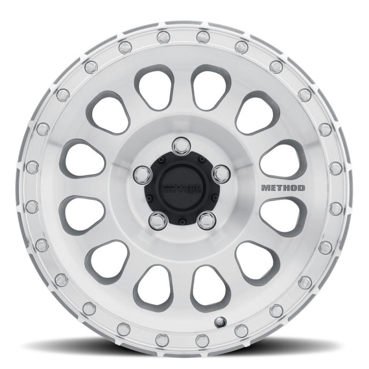Method MR315 17x8.5 0mm Offset 5x5 71.5mm CB Machined/Clear Coat Wheel - Bull Strap