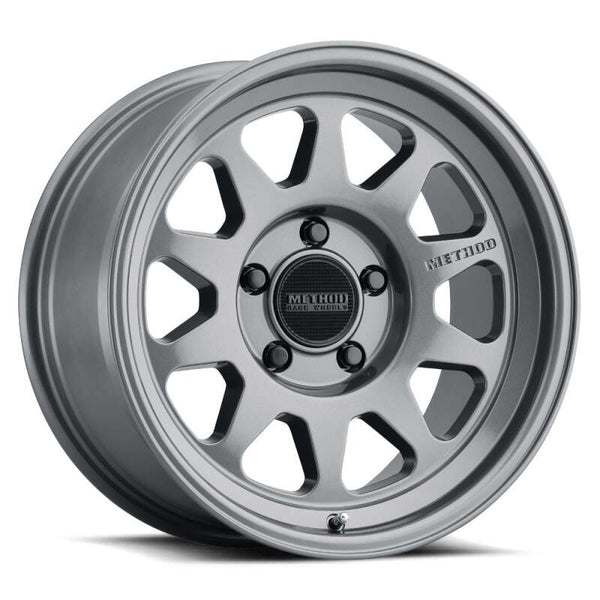 Method MR316 17x8 25mm Offset 6x5.5 106.25mm CB Gloss Titanium Wheel - Bull Strap