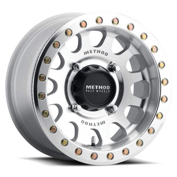 Method MR401 UTV Beadlock 15x7 +38mm Offset 6 x 139.7 BP 81.80mm CB Raw Machined Wheel w/ BH-H24100 - Bull Strap
