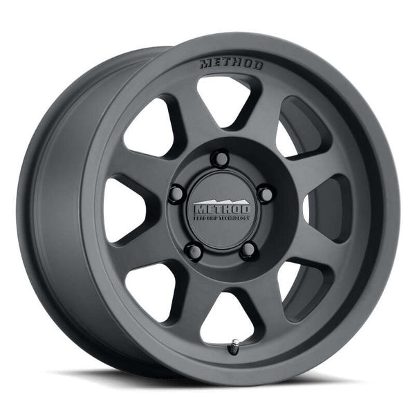 Method MR701 16x6.5 90mm Offset 6x180 138.9mm CB Matte Black Wheel - Bull Strap