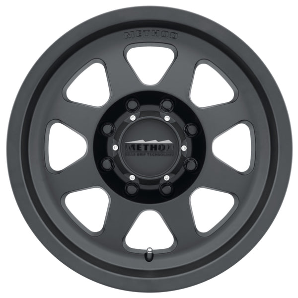 Method MR701 17x9 -12mm Offset 8x170 130.81mm CB Matte Black Wheel - Bull Strap