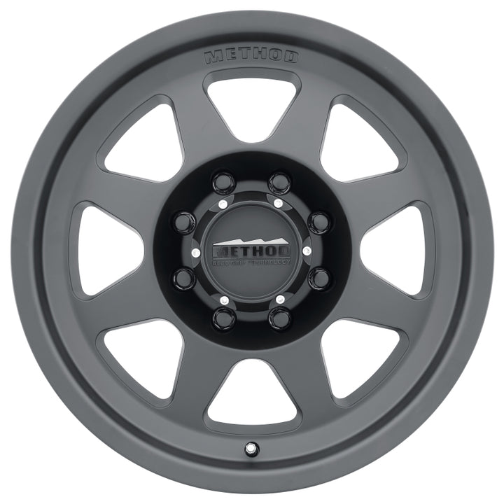 Method MR701 HD 18x9 +18mm Offset 8x170 130.81mm CB Matte Black Wheel - Bull Strap
